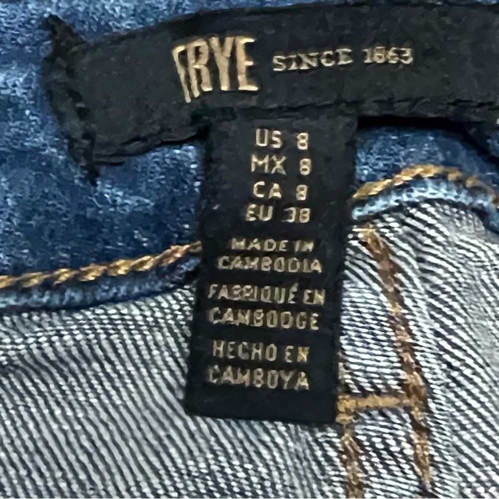 Frye Ladies Jeans Size 8 - Picture 4 of 6